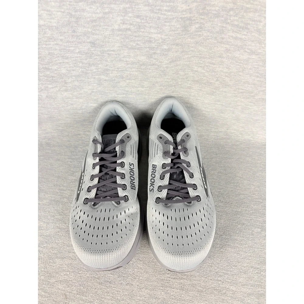 Brooks Ghost Max 3 Running Sneakers 12 4E XW Gray Black Primer Ebony Comfort
